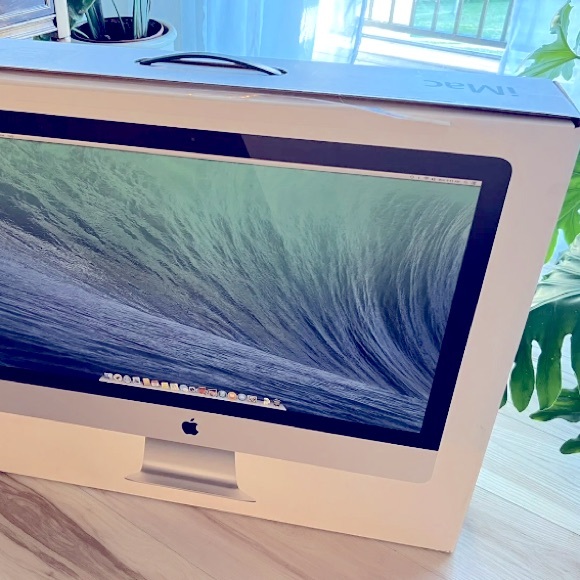 in APPLE box iMAC 27" 3TB FUSION HD desktop 5K QC i7 silver all in one computer - Picture 9 of 16